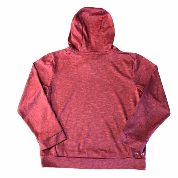 NIKE DR-FIT - UNISEX PULLOVER REDDISH HOODIE SZ L - Picture 2 of 7